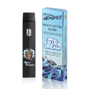 THC-O + DELTA 8 ENRICHED WITH THC P:FLYING MONKEY HEAVY HITTER BLEND BLUE DREAM LIMITED EDITION