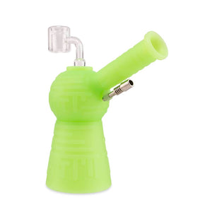 Ooze Blaster Silicone Glass 4-In-1 Hybrid Water Pipe And Nectar Collector