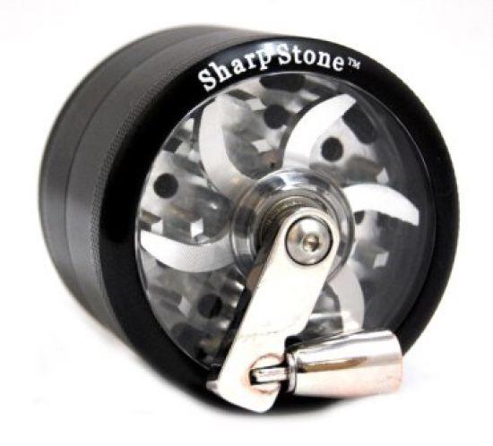Sharp Stone Clear Top 4 Piece Hand Crank Grinder