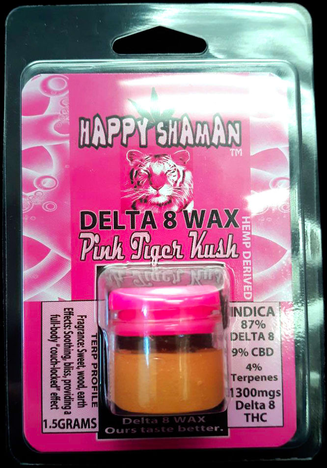 HAPPY SHAMAN DELTA 8 GUMBEEZ PINK TIGER KUSK 20 GUMBEEZ 400 MG