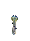 HAND PIPE:GLASS HAND PIPE RED /YELLOW /. BLUE