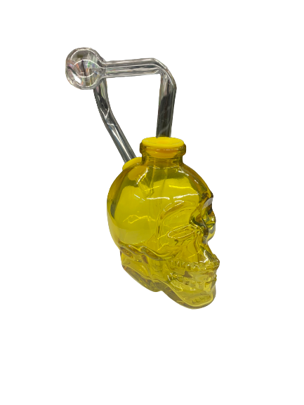 Oil Burner Bong - Skull W102