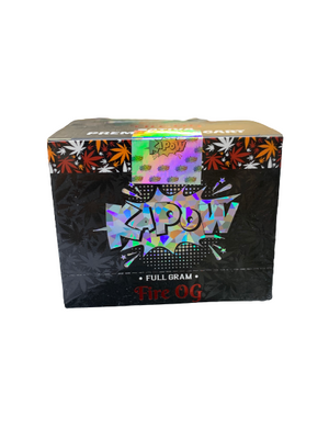 KAPOW FIRE OG SATIVA  PREMIUM D8 CART FULL GRAM