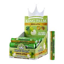 king Palm Green Apple 24 tubes TOBACCO FREE