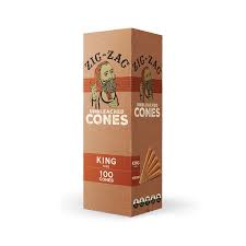 Mini Bulk Unbleached Cones King Size - 100 Count