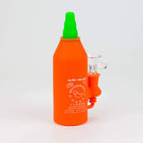 6.5" Silicone Sriracha Water Pipe