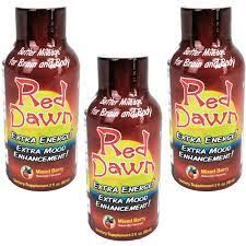 Red Dawn Energy Drink Shots 2oz, Mixed Berry Flavor, Box of 12