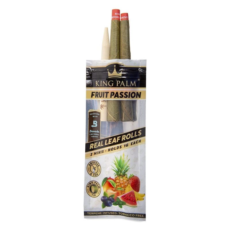 ROLLIG PAPERS:KING PALM 2 MINIS 1 G FRUIT PASSION