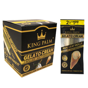 KING PALAM GELATO CREAM 2 ROLLIES HALF G EACH ( 1076 )