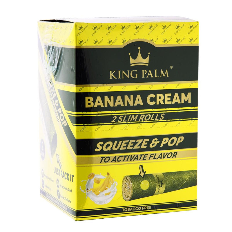 KING PALM BANANA CREAM 2 SLIMS HOLDS 1.5G EACH/ KING PALM 2G