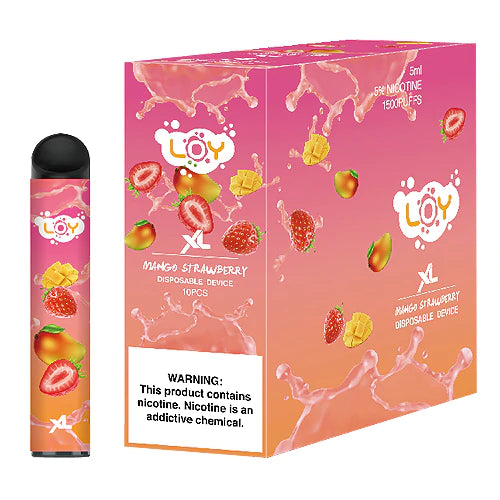 LOY XL MANGO STRAWBERRY 1600 PUFFS