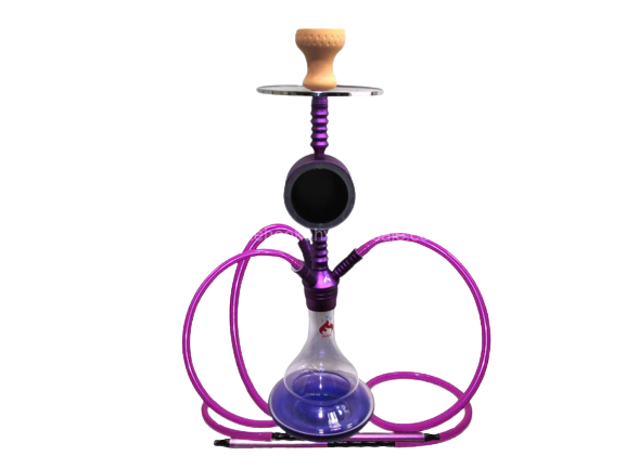 HUSIC MODONA MUSIC HOOKAH  3 - HOSE PURPLE