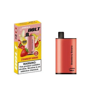 OMEGA BOLT 4000 PUFFS STRAWBERRY BANANA