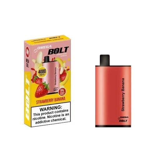 OMEGA BOLT 4000 PUFFS STRAWBERRY BANANA