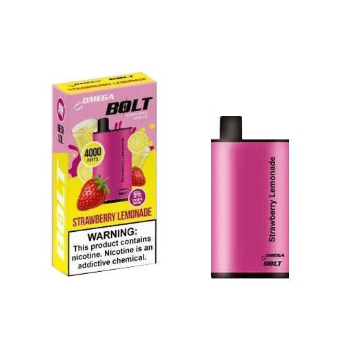 OMEGA BOLT 4000 PUFFS STRAWBERRY LEMONADE