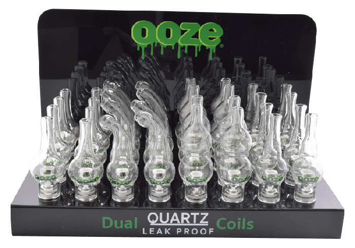 Ooze Globe Display + Dual Quartz Coils 32ct