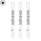 White Rhino Pyrex Dab Straw w/ Silicone Cap 100ct Display