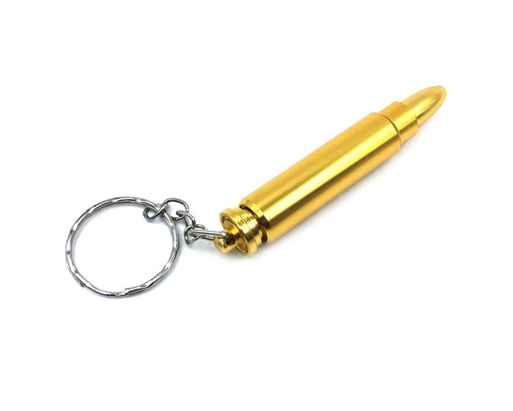 Bullet Key Chain Metal Pipe