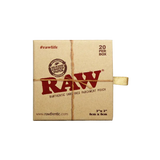 RAW RAWTHENTIC UNREFINED PARCHMENT POUCH / 3"X3" 8CM X 8CM / 20 PER BOX