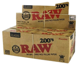 RAW ROLLING PAPERS 200S KING SIZE SLIM /40Per box