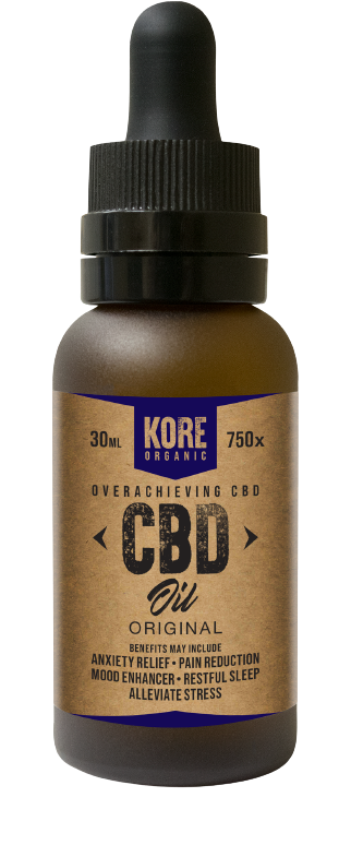 KORE ORGANIC 750MG OVERACHIEVING CBD ORIGINAL 6 IN PACK
