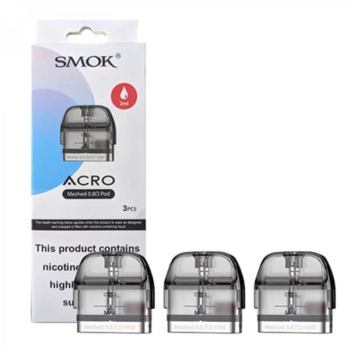SMOK ACRO MESHED 0.8 POD 3CT