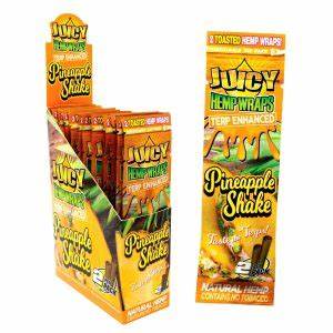 JUICY hemp wraps pineapple shake