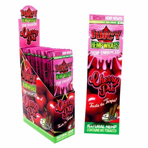 JUICY hemp wraps cherry pie