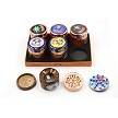 63MM 4 PART RM BACKWOOD METAL GRINDER W/ WINDOW MG-064-1