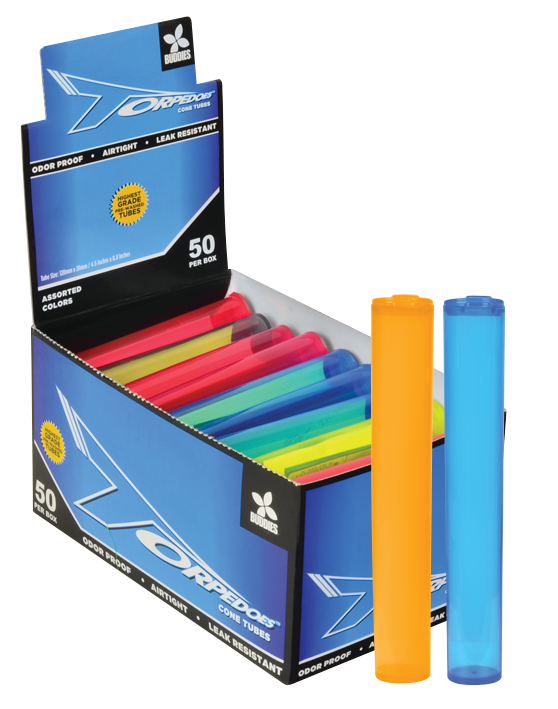 BUDDIES TORPEDOES CONE TUBES 50CT