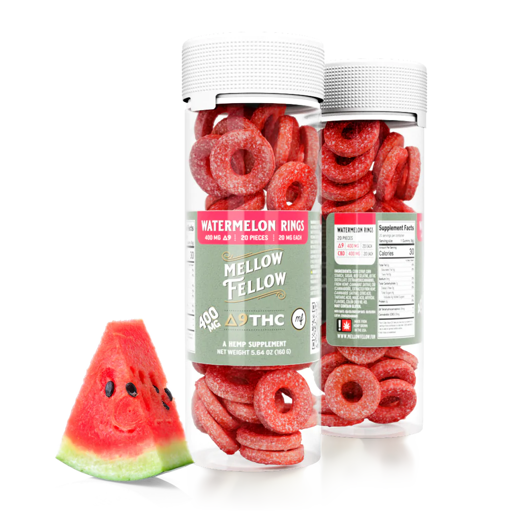 Mellow Fellow Gummy rings  800MG